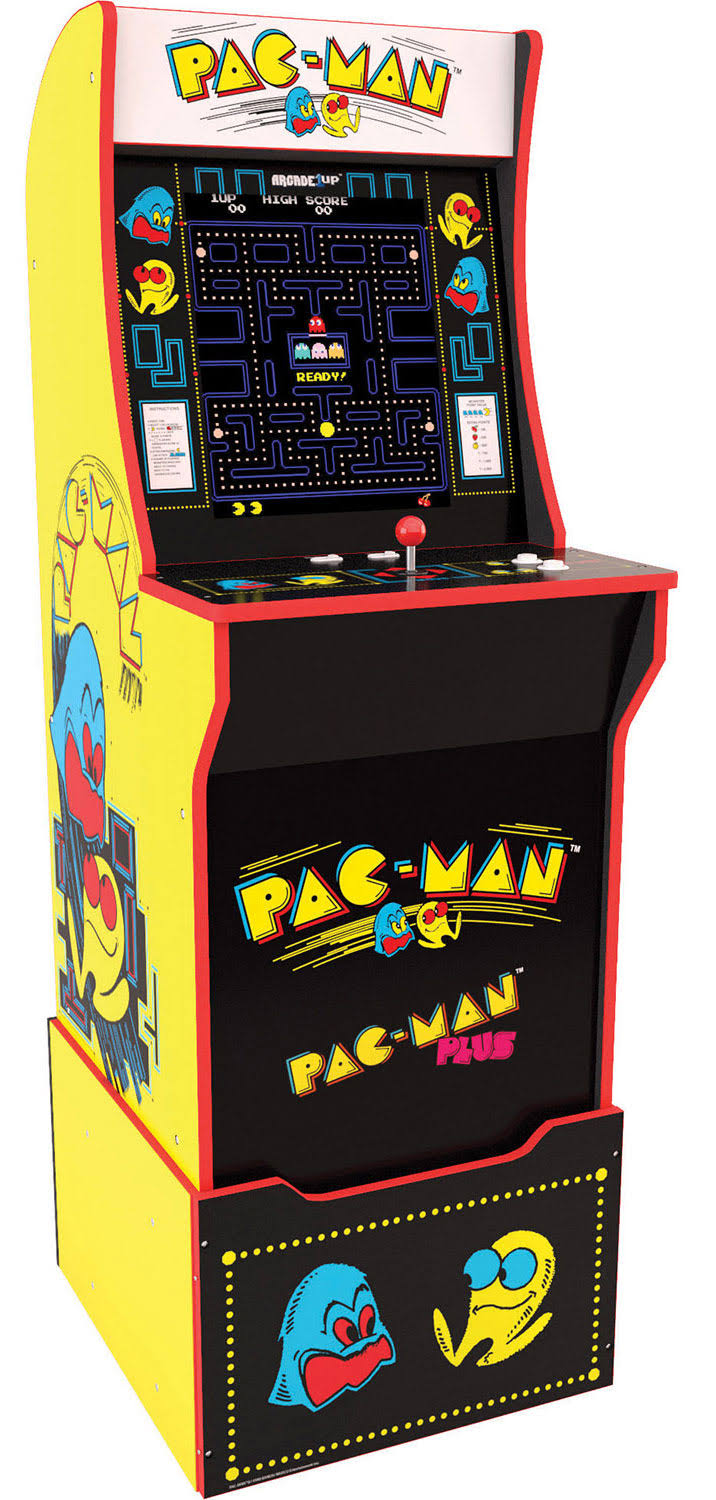 Pac-Man Arcade Cabinet with Riser N8758