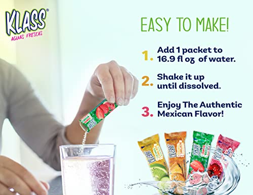 Aguas Frescas Variety Pack, 40 Total On the Go Packets Z300036