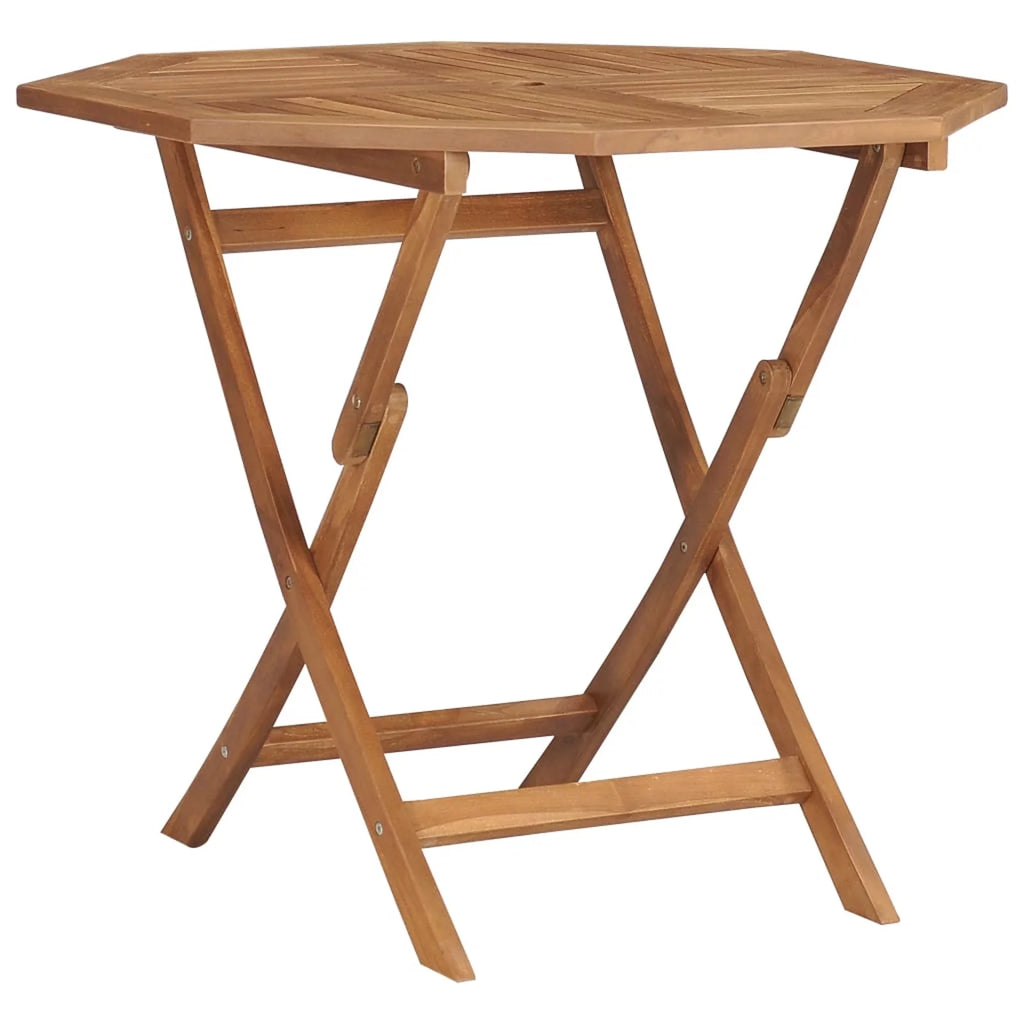 Folding Patio Table Solid Teak Wood I81032