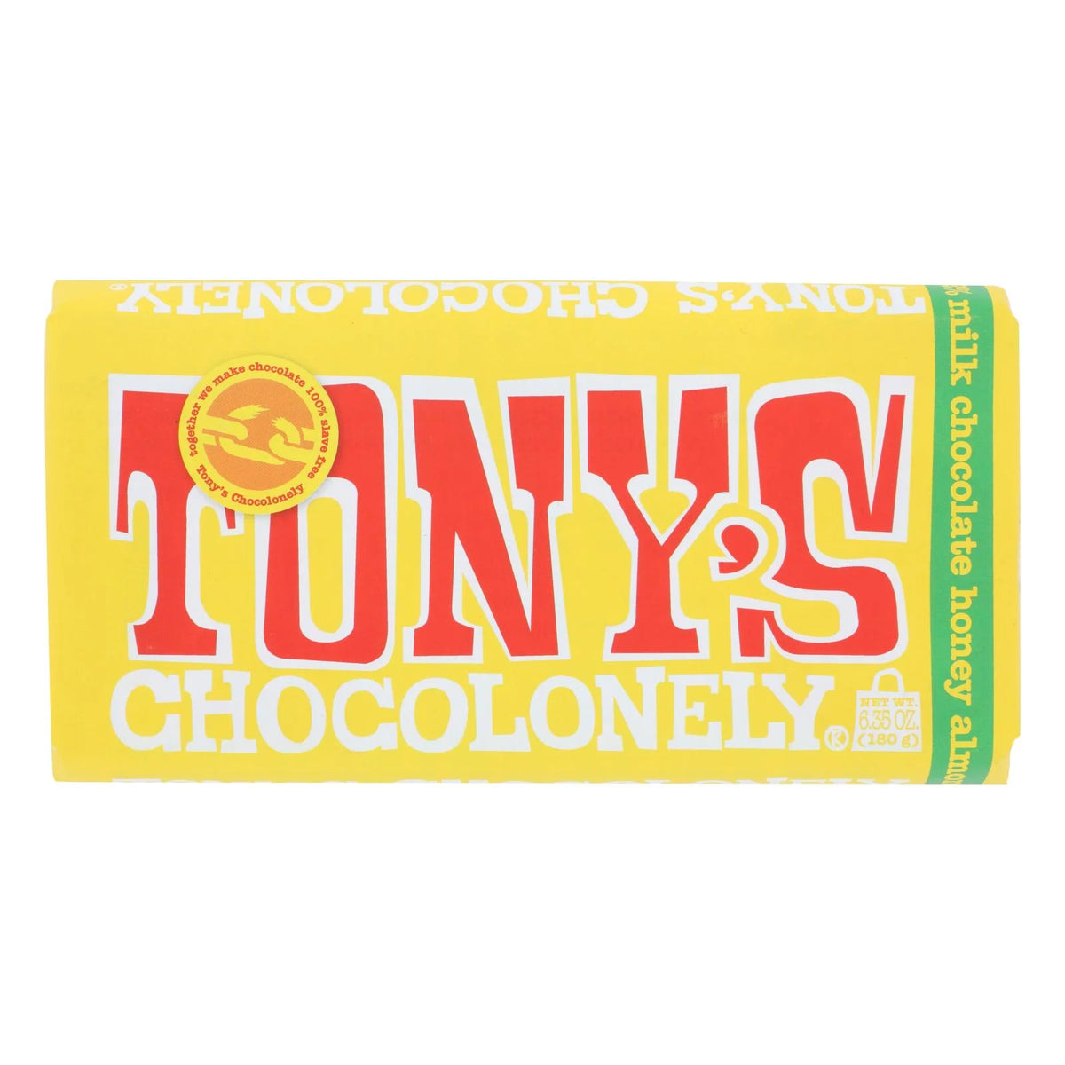 Bar Chocolate Honey Almond Nougat Case Of 15 6.35 Oz T885