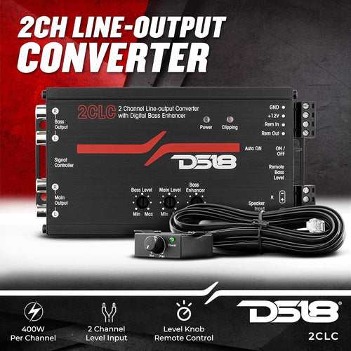 2 Channel Line Output Converter with Digital Bass Enhancer N981415