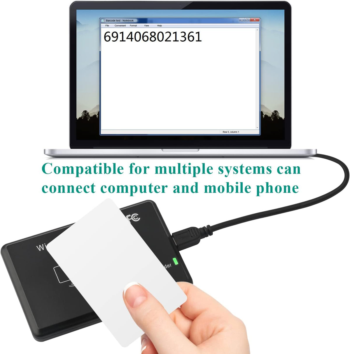 Dual Frequency RFID Card Reader Pack of 2 G807