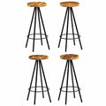 Solid Mango Wood Bar Stools 4 pcs U253