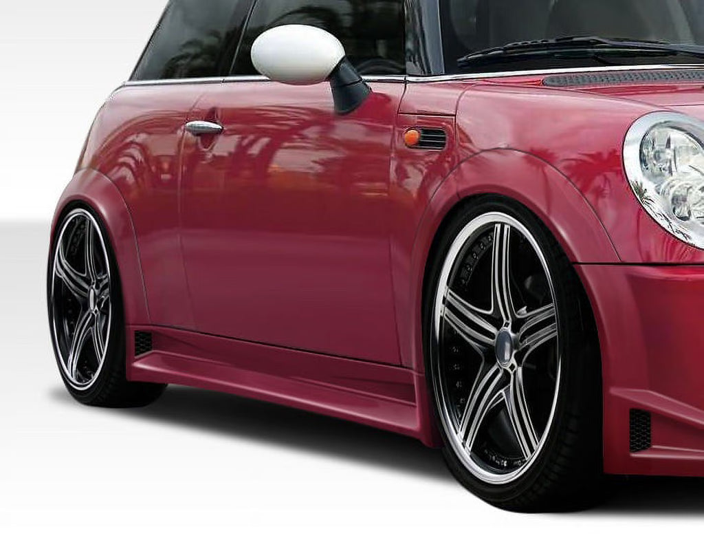 2002-2008 Mini Cooper R50 R53 R52 Duraflex Type Z Wide Body Side Skirts Rocker Panels - 2 Piece D3676