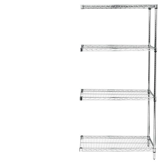Chrome Wire Shelving Unit T506