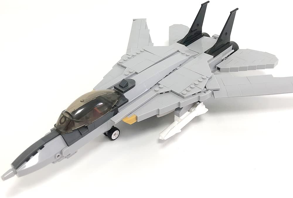 404 Pieces Military Airplane Building Bricks Set with Figure L461