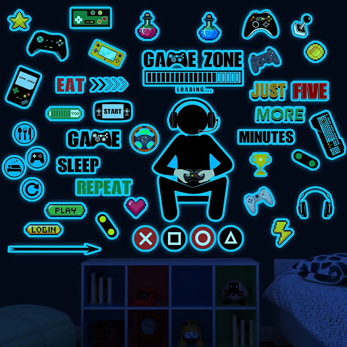 Glow in The Dark Wall Decals H8093