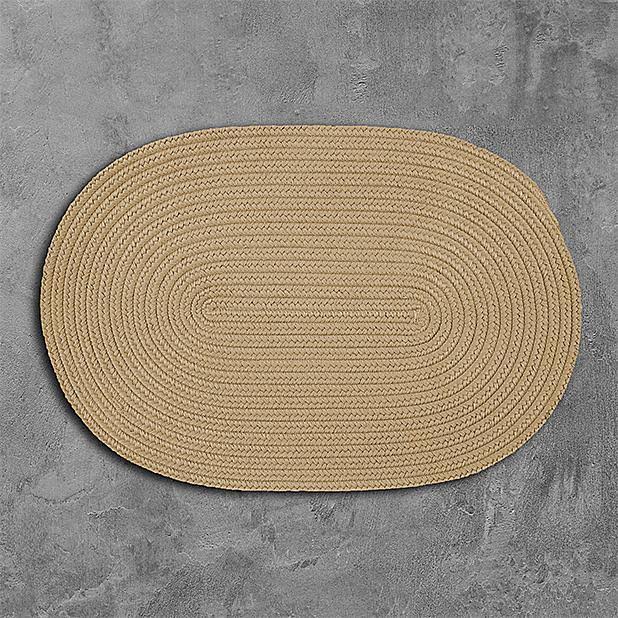 Cuban Sand 3' Round Braided Rug Q84539