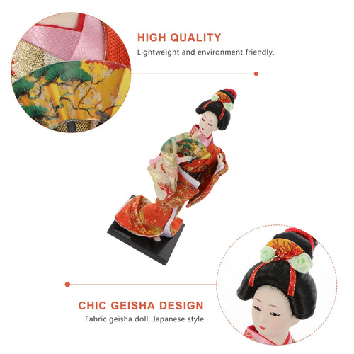 2 Pc Silk Kimono Doll L25830
