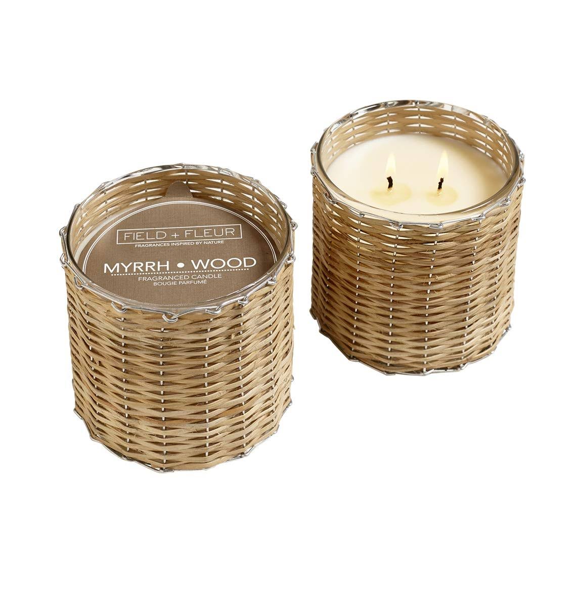 2 Wick Handwoven Candle 12oz Y422352