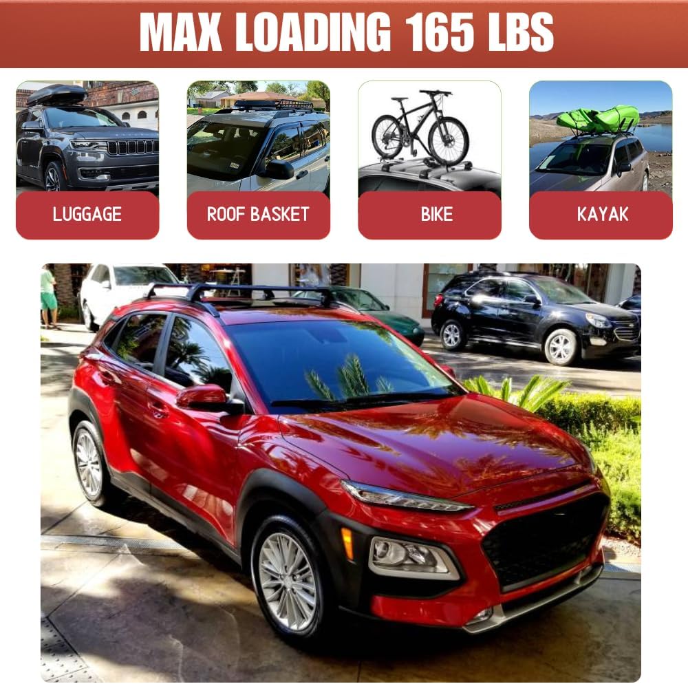 Black Roof Rack Cross Bars U124895