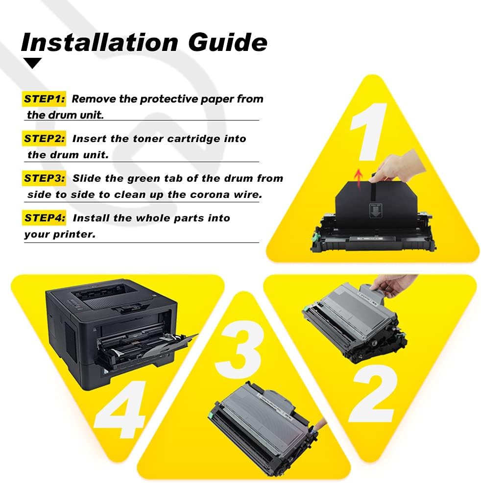 Compatible Toner Cartridge and Drum Set 1 Drum + 2 Toners X2070