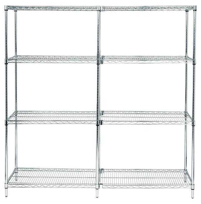 Chrome Wire Shelving Unit T506