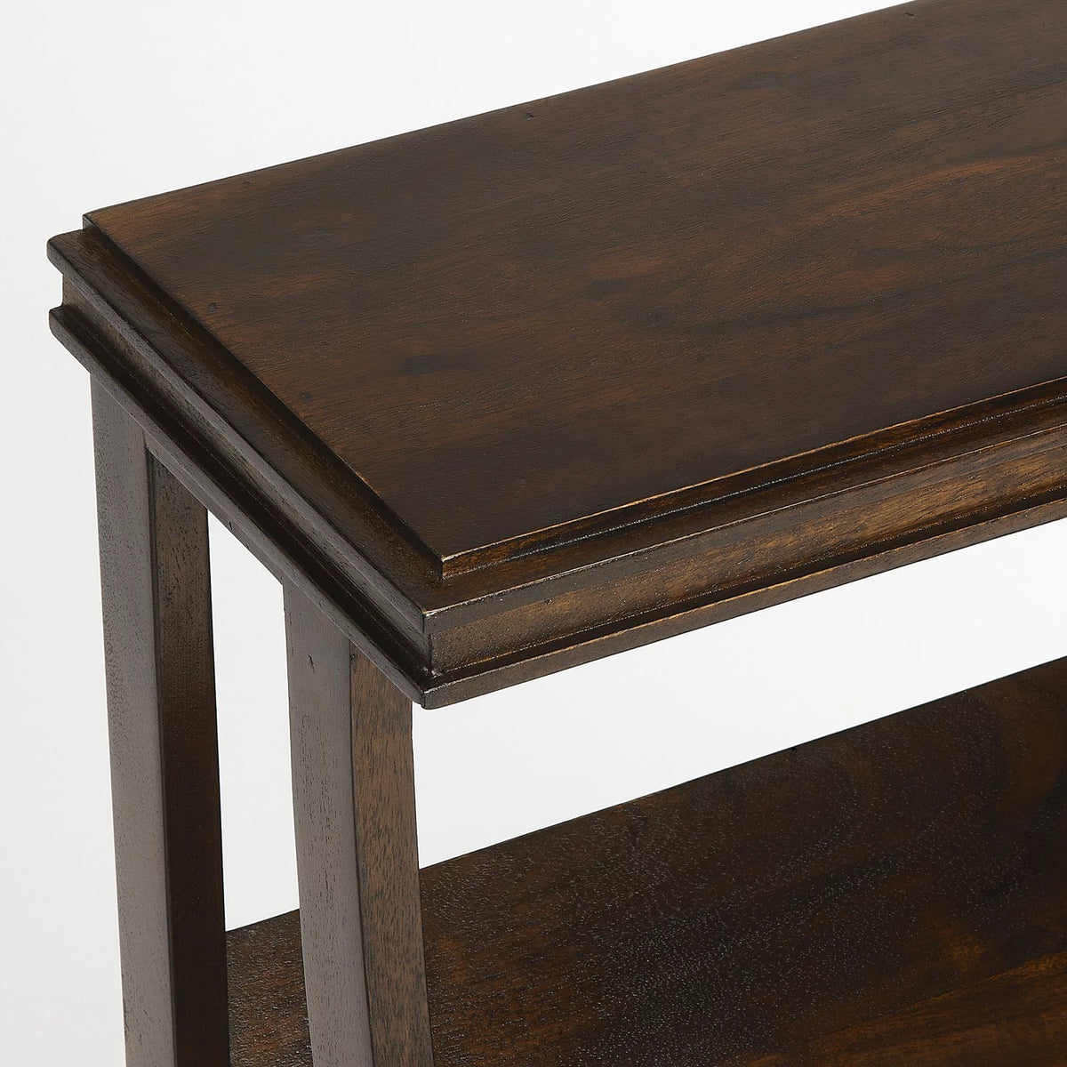 Wood Book Table in Dark Brown D914793