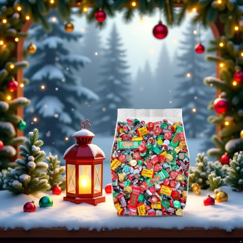 Assorted Christmas Chocolate Variety Pack 5lb Bulk Individually Wrapped C84198