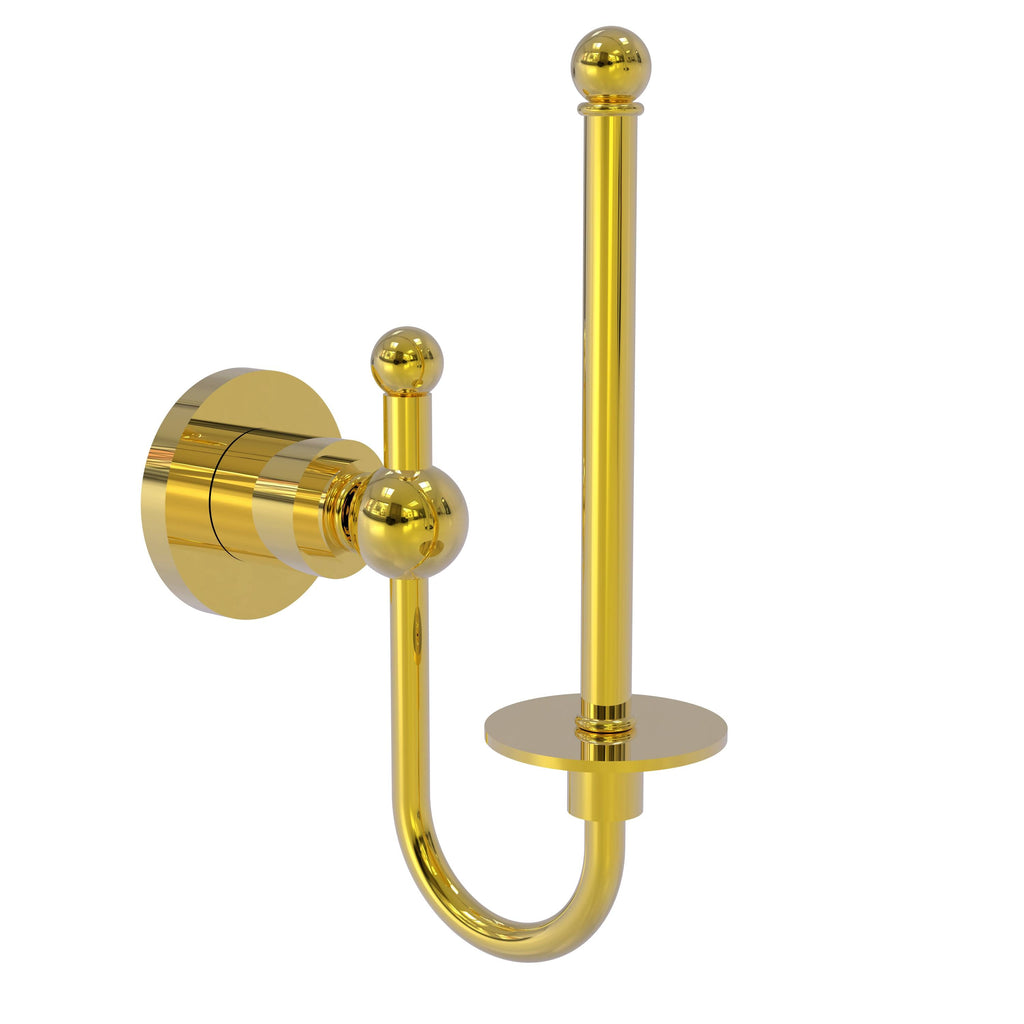 Polished Brass Upright Toilet Tissue Holder H423