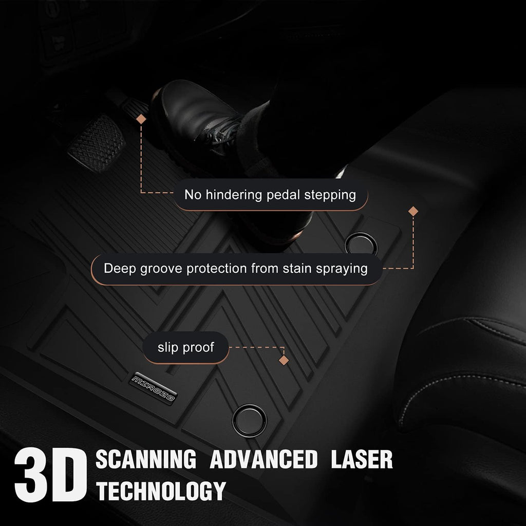 Black TPE Car Floor Mats X7785