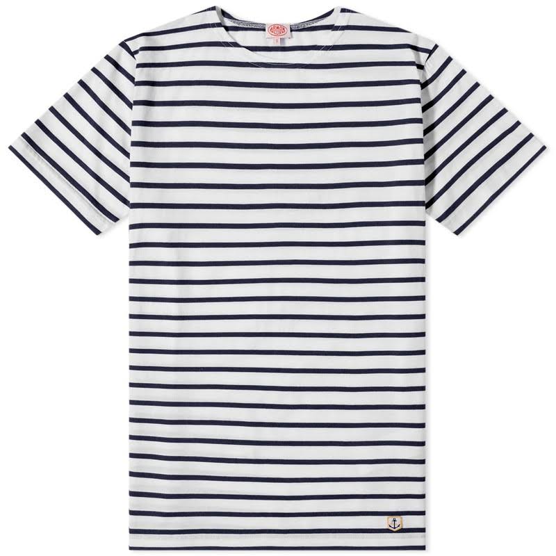 Navy White Mariniere Tee Z3731