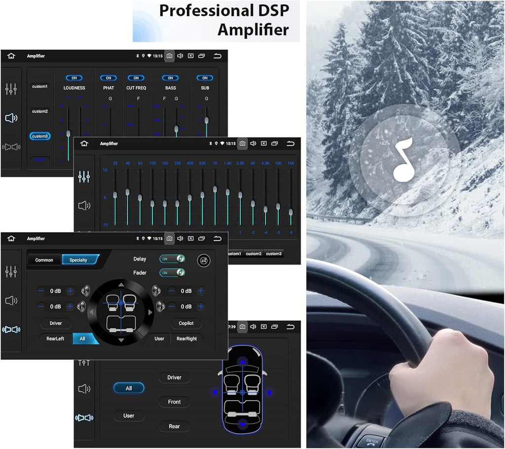 9 Inch Android Car Stereo with Navigation Carplay Android Auto DSP Radio Y82882