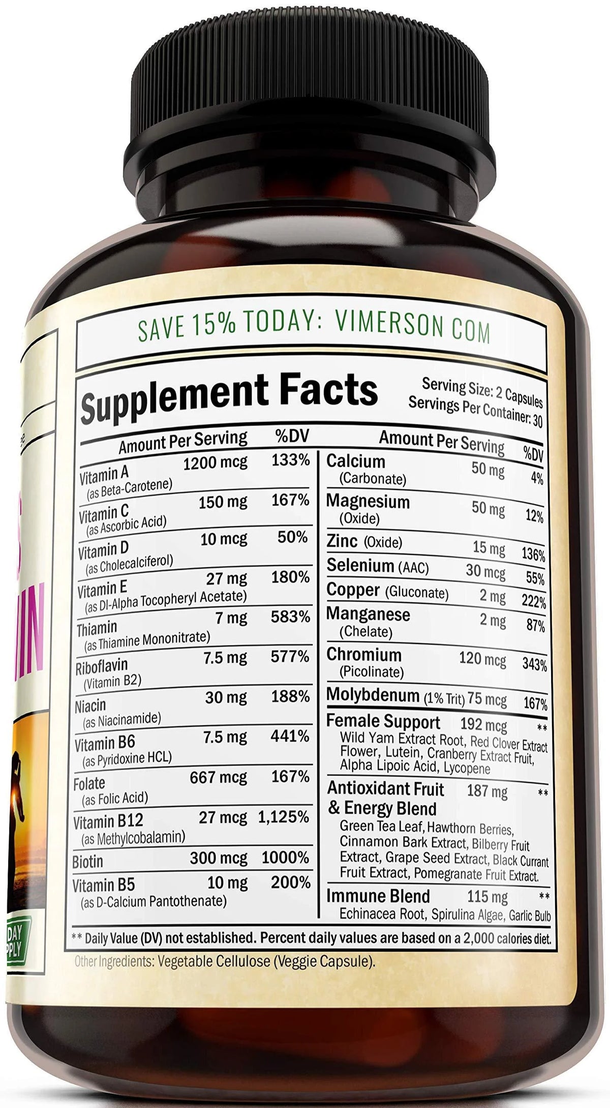 Women's Daily Multivitamin Multimineral Supplement L8850