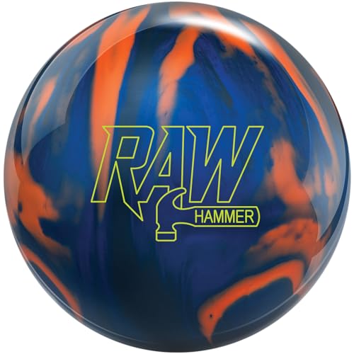 Hammer Raw Blue/Black/Orange Bowling Ball V642094