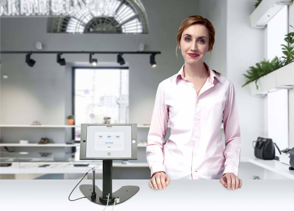 Dual Security Kiosk Stand with Locking Case B155192
