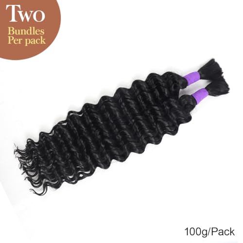 100% Unprocessed Brazilian Virgin Human Hair Extensions 100g (1Pack-2Bundles) Micro Braiding Hair T9238