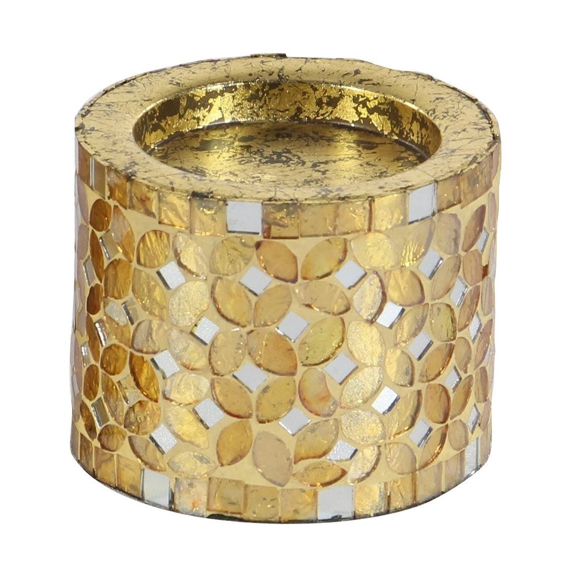 Metal Mosaic Candle Holders Set of 3 B72414