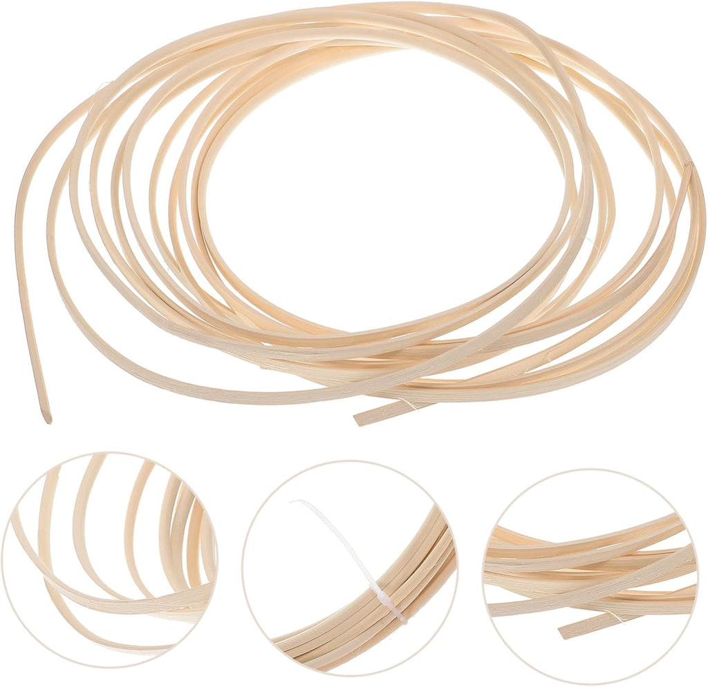 1 Roll Rattan Weave Material Furniture Repair Kit Basket Making Cane Webbing Natural Cane U32875