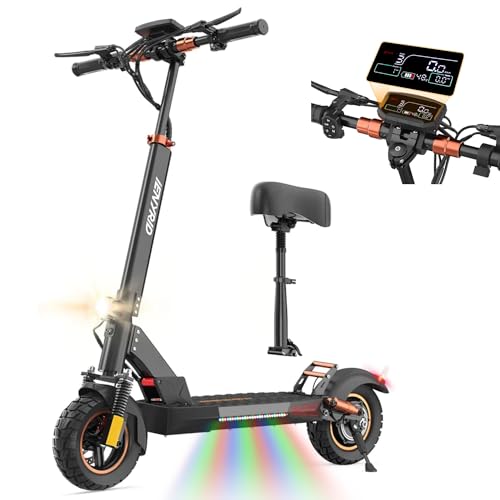 Electric Scooter with Seat 10" Off Road Pneumatic Tires I424
