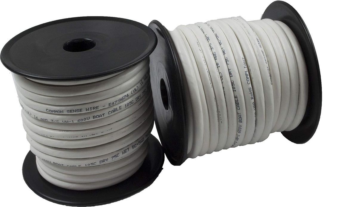 16/2 AWG Tinned Copper Duplex Flat Marine Wire O1321