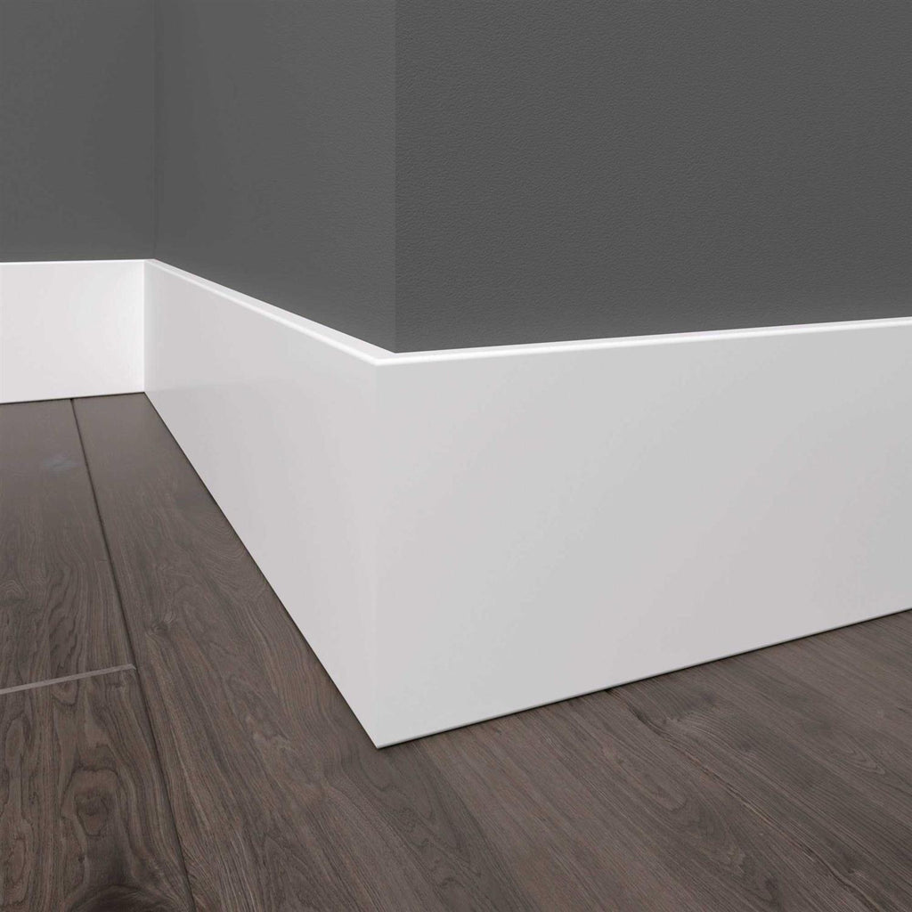 1/2-in x 5-1/2-in x 12-ft Primed MDF Baseboard Moulding X87108