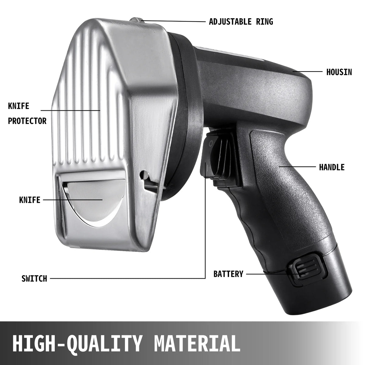 Cordless Stainless Commercial Gyro Cutter with 2 Blades B7470