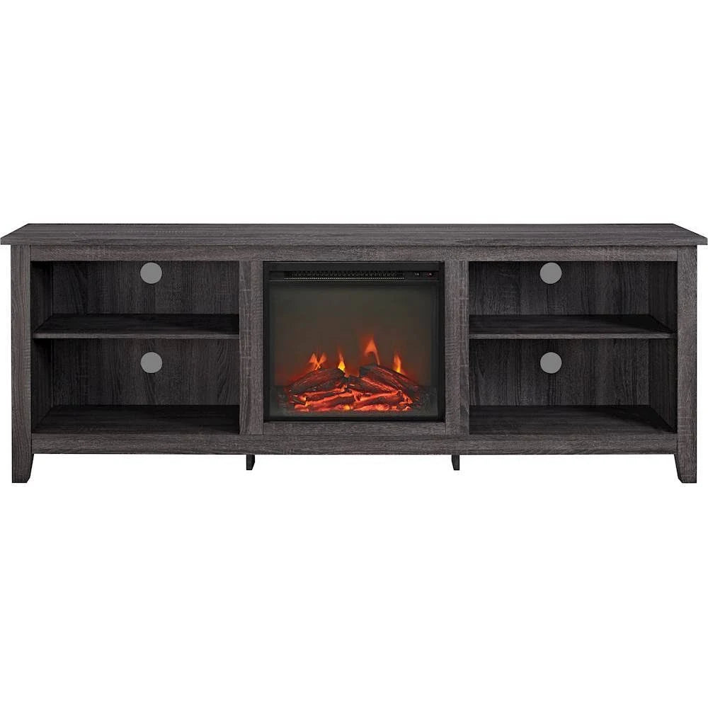 Charcoal Fireplace TV Console R38699
