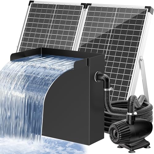 24 Inch Stainless Steel Pond Waterfall Spillway with 1200GPH Pump S430877