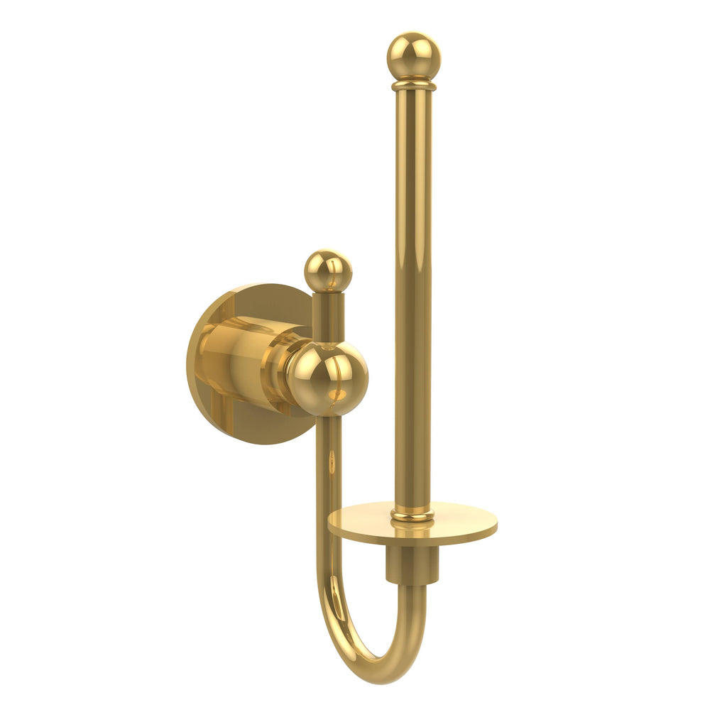 Polished Brass Upright Toilet Tissue Holder H423