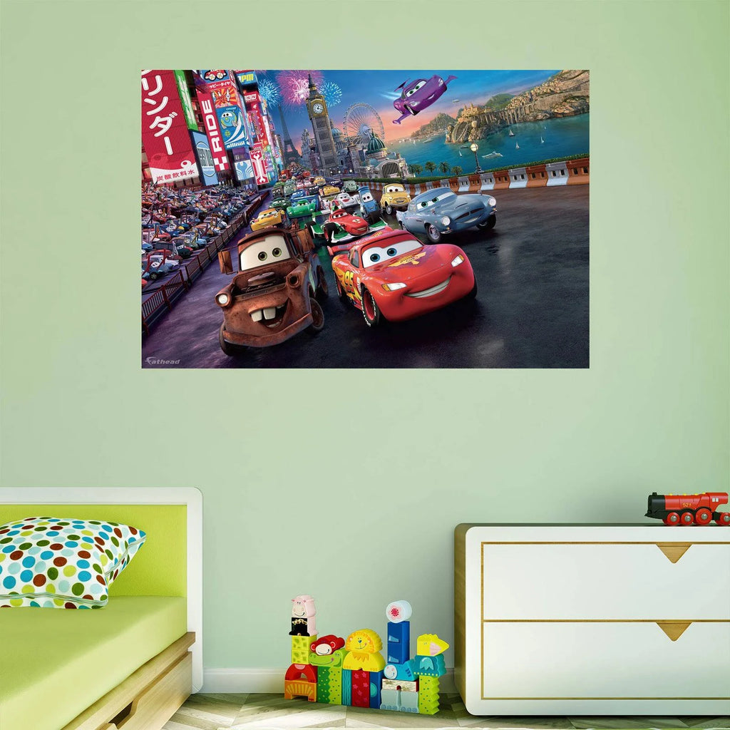 Cars 2 Parade Wall Mural Z84324