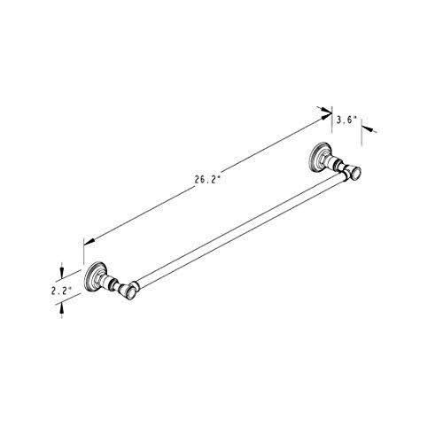 Satin Nickel Towel Bar A830057