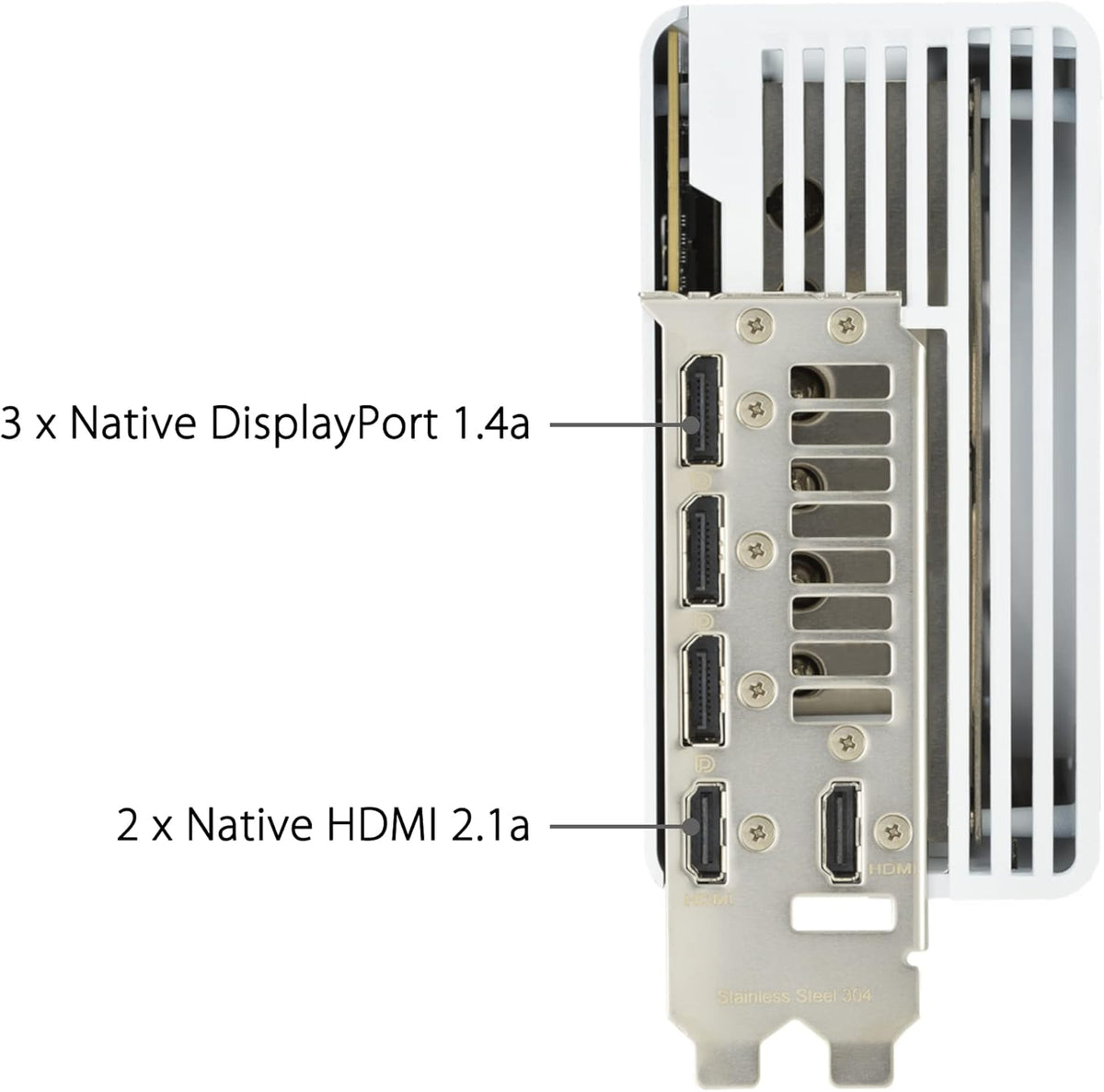 White GeForce RTX 4090 24GB GDDR6X Graphics Card J893654