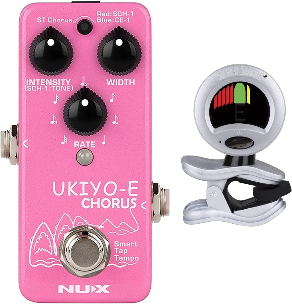 Mini Chorus Guitar Effects Pedal Bundle with Tuner P7019