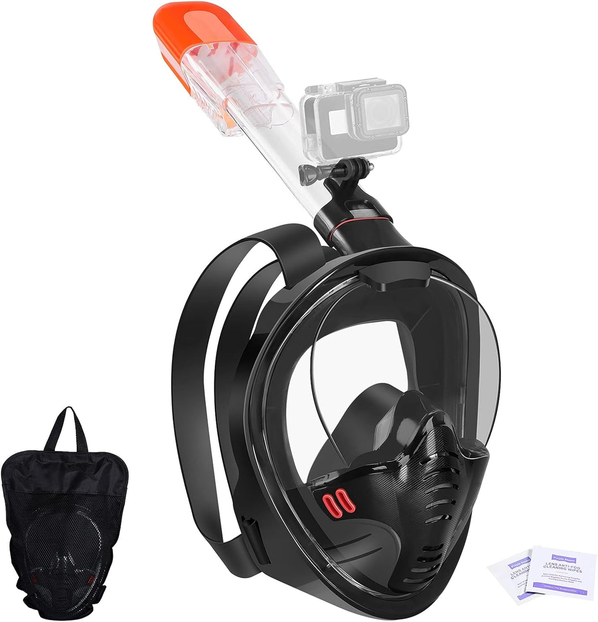 Full Face Snorkel Mask with Dry Top Breathing System L46139