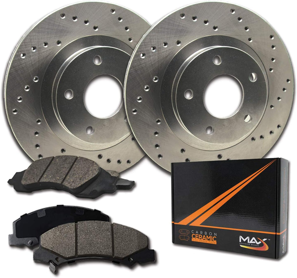 Max Brakes Premium XD Rotors with Carbon Ceramic Pads S6889