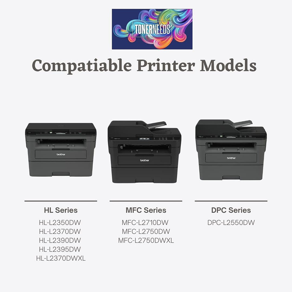 Compatible Brother TN760 Black Toner Cartridge 4 Pack C762