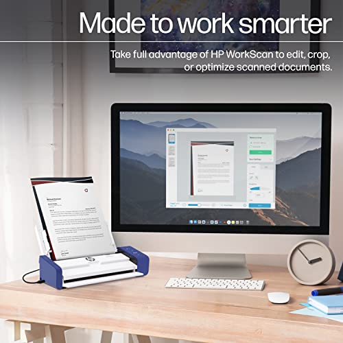 Compact Duplex USB Document Scanner with Auto-Feed Tray Q5898