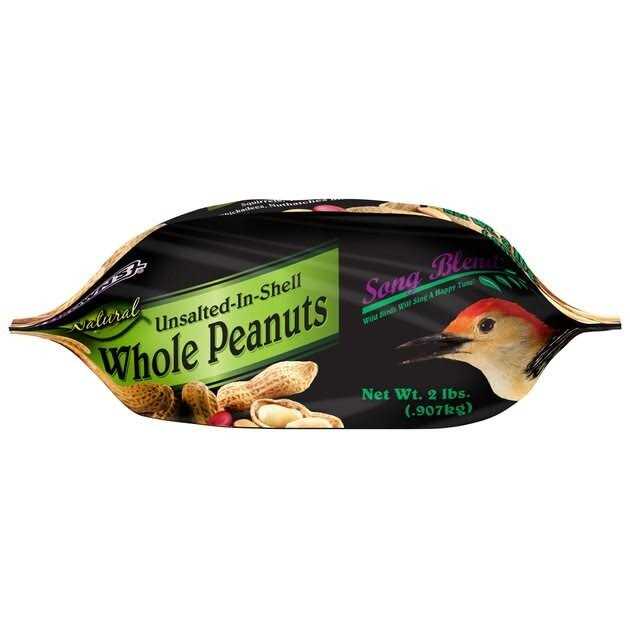 Unsalted In-Shell Whole Peanuts Bird Food O71655