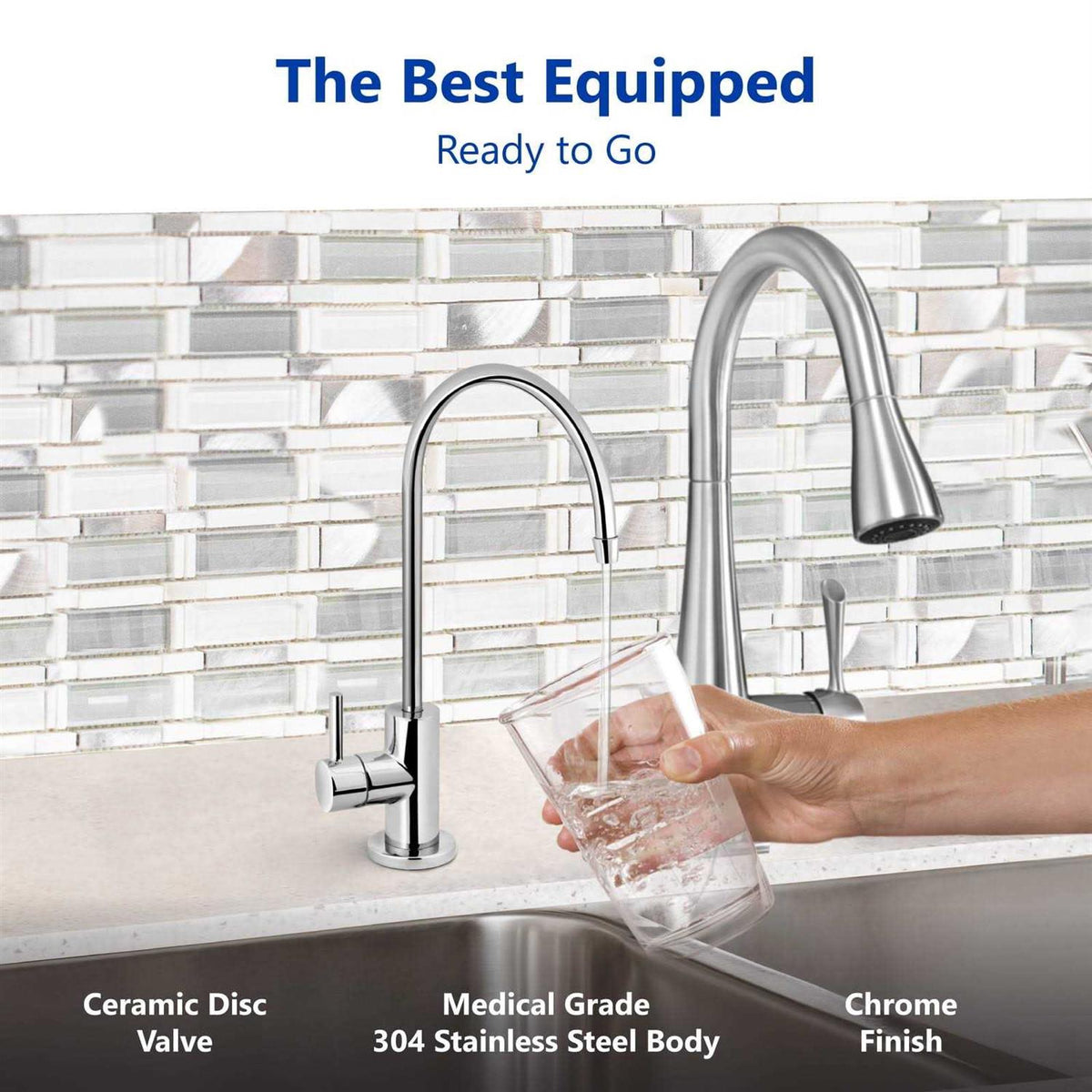 Chrome Water Filter Faucet I610