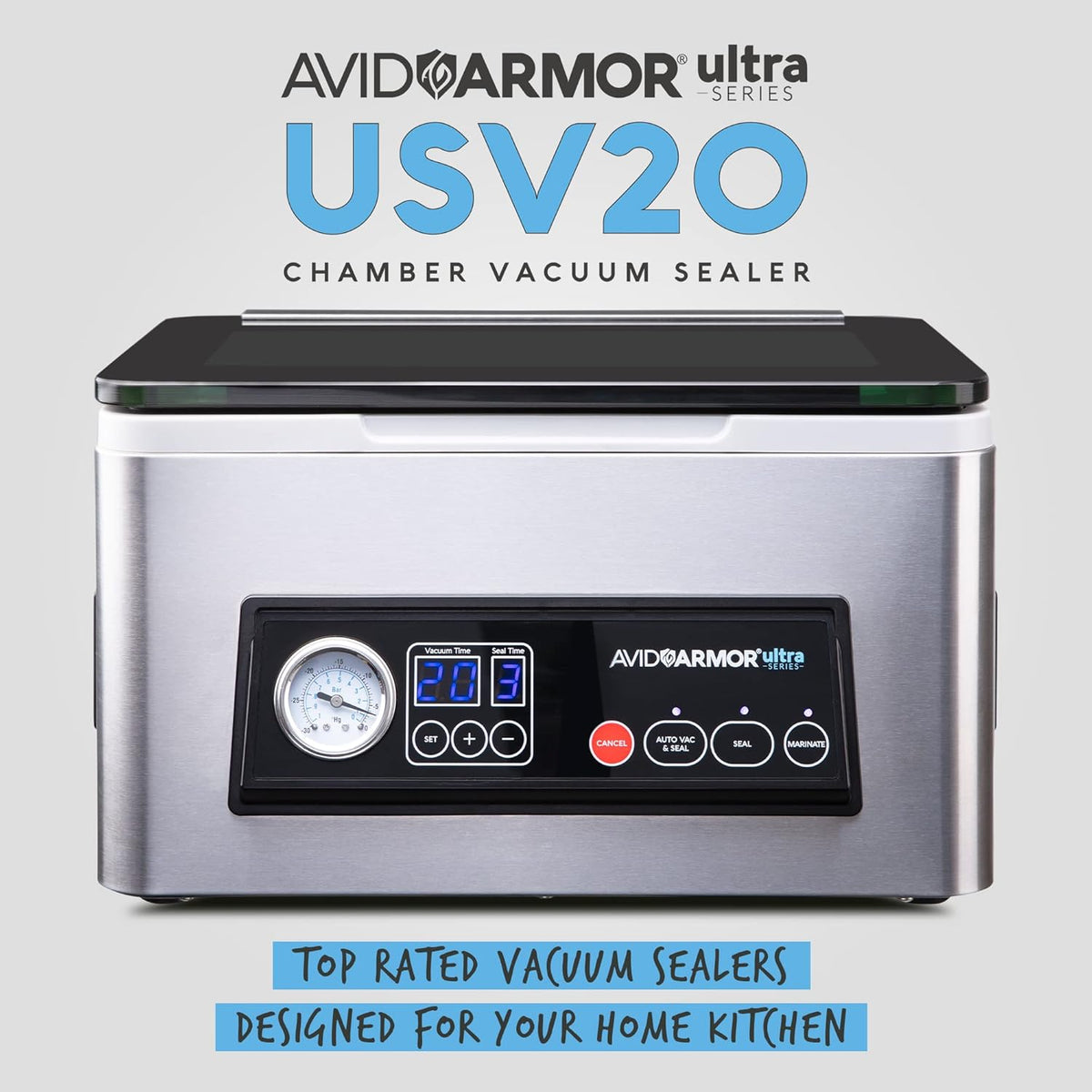 Compact Chamber Vacuum Sealer Machine with 11.5-Inch Sealer Bar H3591