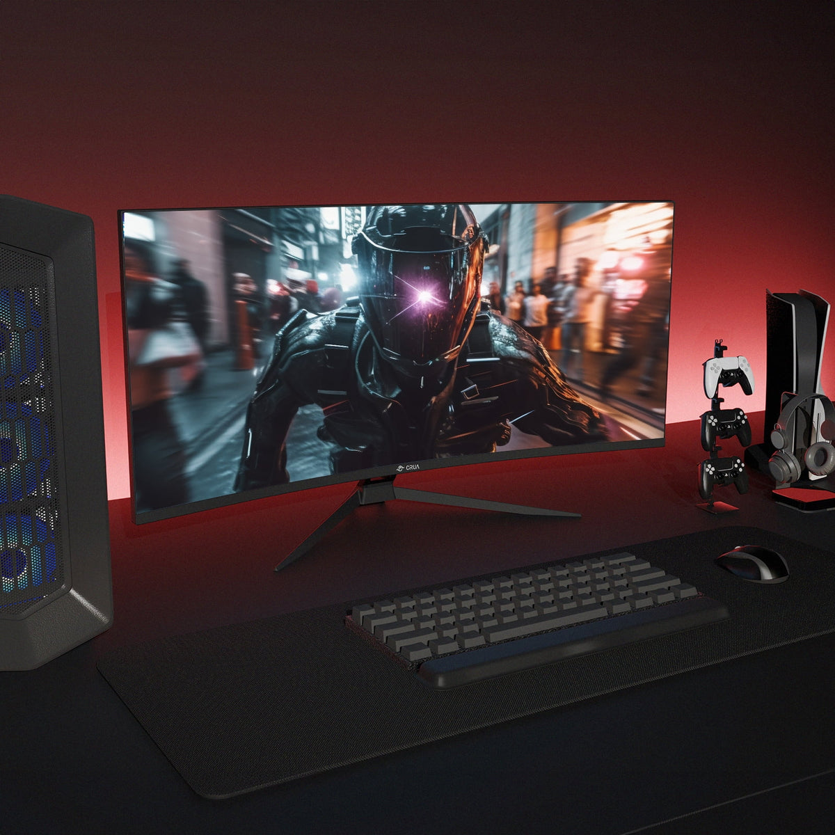 34" Ultrawide Curved Gaming Monitor, WFHD 3440 * 1440p, 165Hz, 1ms, Black U378