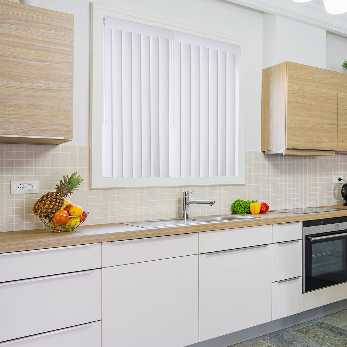 White 43 by 60-Inch Curved Vertical N248412