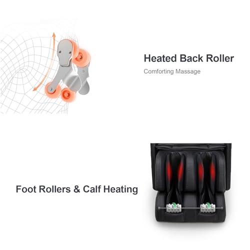 Brown Massage Chair with Zero Gravity Reclining Z2911